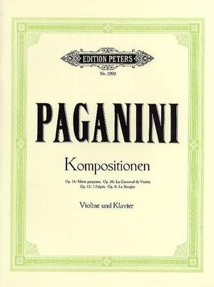 Paganini, N: Selected Compositions
