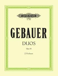 Gebauer, M: 12 Easy Duets Op.10