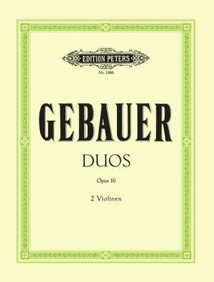 Gebauer, M: 12 Easy Duets Op.10