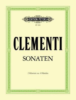 Clementi, M: 2 Sonatas in b flat, original
