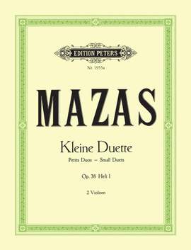 Mazas, J: Small Duets Op.38 Vol.I