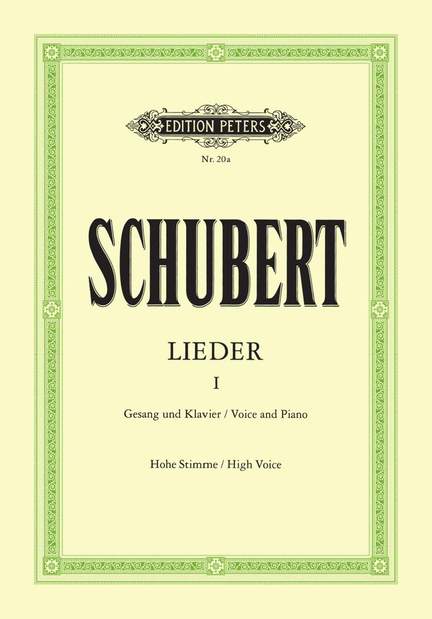 Schubert: Songs Vol.I: 92 Songs (high voice)