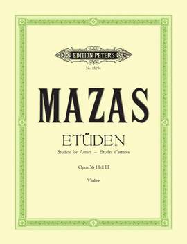Mazas, J: Studies Op.36 Vol.3: Virtuoso Studies