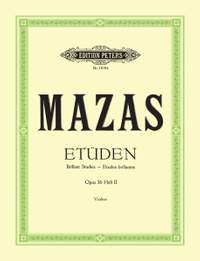 Mazas, J: Studies Op.36 Vol.2: 'Etudes brillantes'
