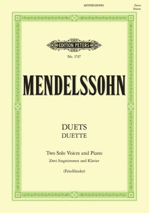 Mendelssohn, F: 19 Vocal Duets