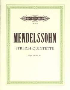 Mendelssohn, F: String Quintets in A Op.18; B flat Op.87