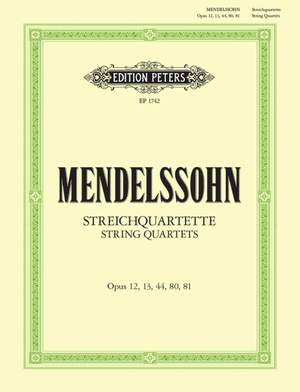 Mendelssohn, F: 7 String Quartets