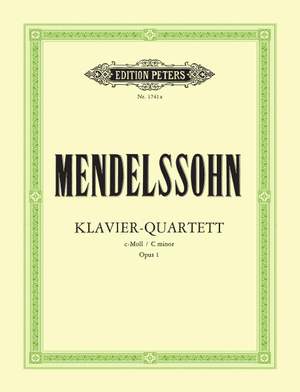 Mendelssohn, F: Piano Quartet in C minor Op.1