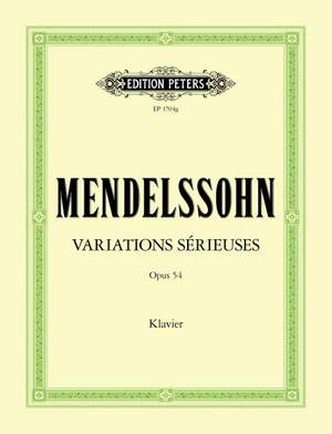 Mendelssohn, F: Variations Sérieuses in D minor Op.54