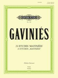 Gavinies, P: 24 Etudes 'Matinées'