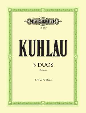 Kuhlau, F: 3 Duos Op.80