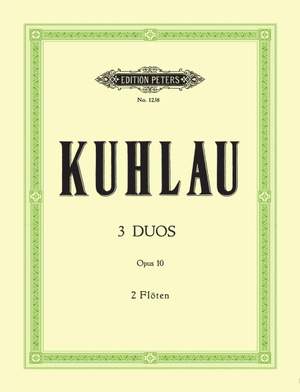 Kuhlau, F: 3 Duos Op.10