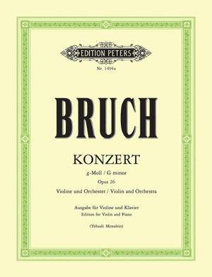Bruch, M: Concerto No.1 in G minor Op.26