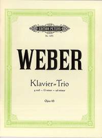 Weber, C: Trio in G minor Op.63