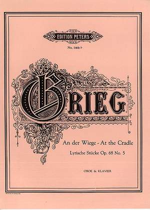 Grieg, Edvard: AT THE CRADLE OP.68.No.5.OBOE & PNO