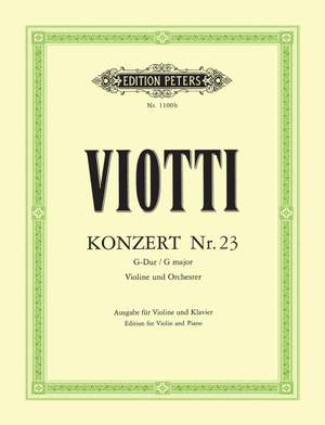 Viotti, G: Concerto No.23 in G
