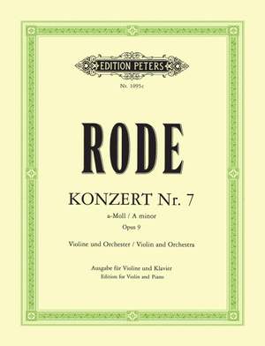 Rode, P: Concerto No.7 in A minor