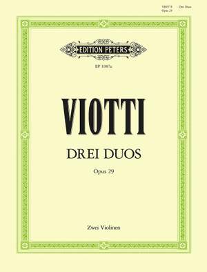 Viotti, G: 3 Duets Op.29