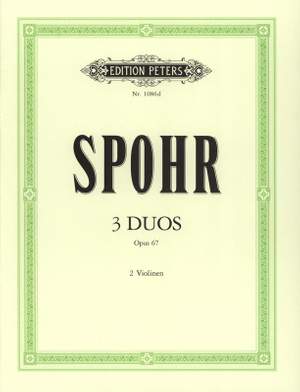 Spohr, L: 3 Duets Op.67