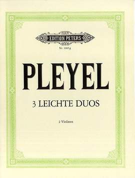 Pleyel, I: 3 Easy Duets