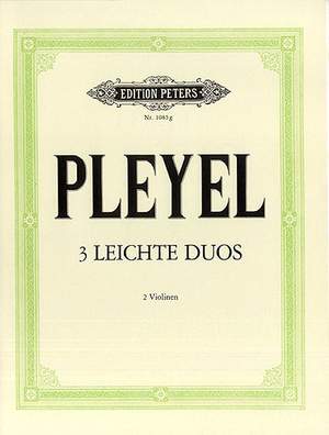 Pleyel, I: 3 Easy Duets