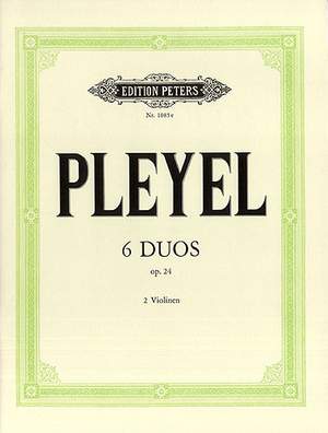 Pleyel, I: 6 Duets Op.24