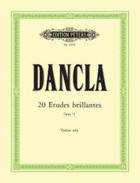 Dancla, C: 20 Violin Etudes (Etudes brillantes) Op.73