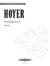 Hoyer, R: String Quartet No 2