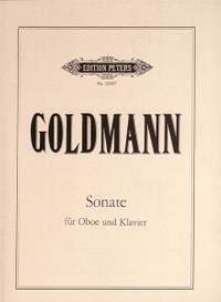 Goldmann, Friedrich: Sonate für Oboe und Klavier