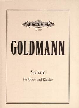 Goldmann, Friedrich: Sonate für Oboe und Klavier