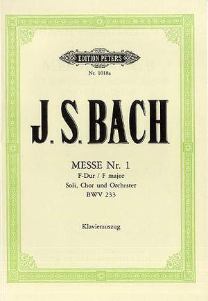 Bach, J.S: Mass No.1 in F, BWV 233