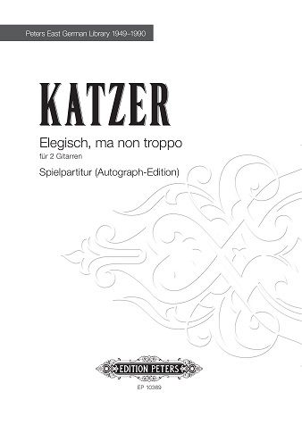 Katzer, Georg: Elegisch, ma non troppo