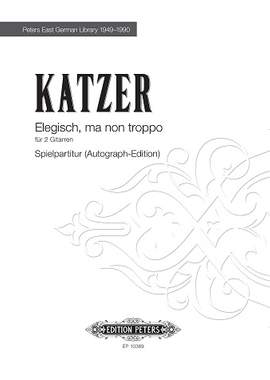 Katzer, Georg: Elegisch, ma non troppo