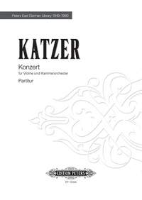 Katzer, Georg: Konzert für Violine und Kammerorchester