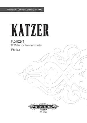 Katzer, Georg: Konzert für Violine und Kammerorchester