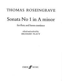 Thomas Roseingrave: Sonata No.1 In A Minor For Flute And Continuo