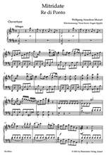 Mozart, WA: Mitridate, Re di Ponto. Opera seria (K.87) (K.74a) (It) (Urtext) Product Image