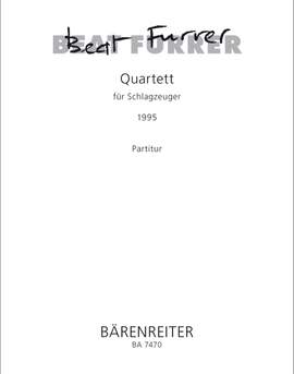 Furrer, B: Quartet for Percussion (1995)