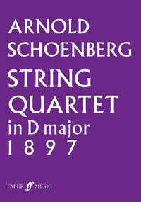 Schoenberg, Arnold: String Quartet in D major (score)