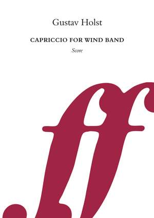 Holst, Gustav: Capriccio (wind band score)