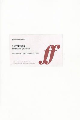 Harvey, Jonathan: Lotuses. Flute quartet (parts)