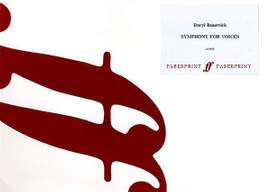 Runswick, Daryl: Symphony for Voices. SATB unaccompanied