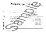 Runswick, Daryl: Symphony for Voices. SATB unaccompanied Product Image