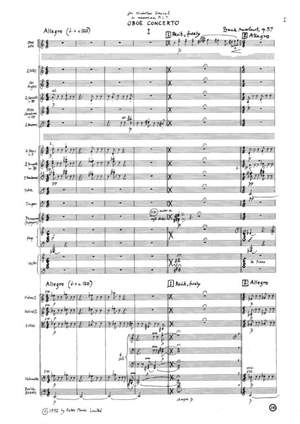 Matthews, David: Concerto for Oboe (score)