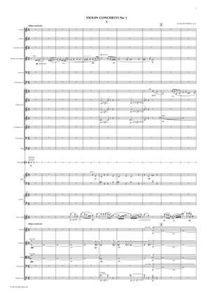 Matthews, David: Concerto for Violin (score)