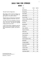 Solo Time for Strings, Book 1 Product Image