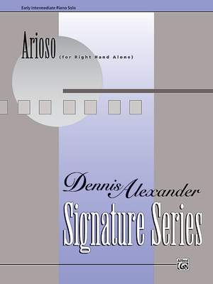 Dennis Alexander: Arioso (for right hand alone)