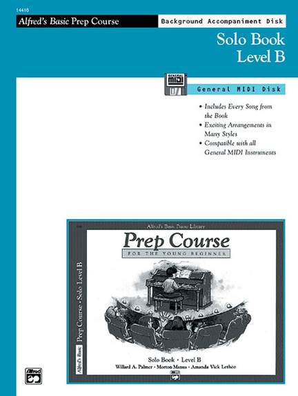 Alfred's Basic Piano Prep Course: GM Disk for Solo Book B