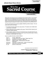 Alfred's Basic All-in-One Sacred Course, Book 3 Product Image