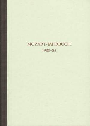 Various: Mozart Jahrbuch 1980/83